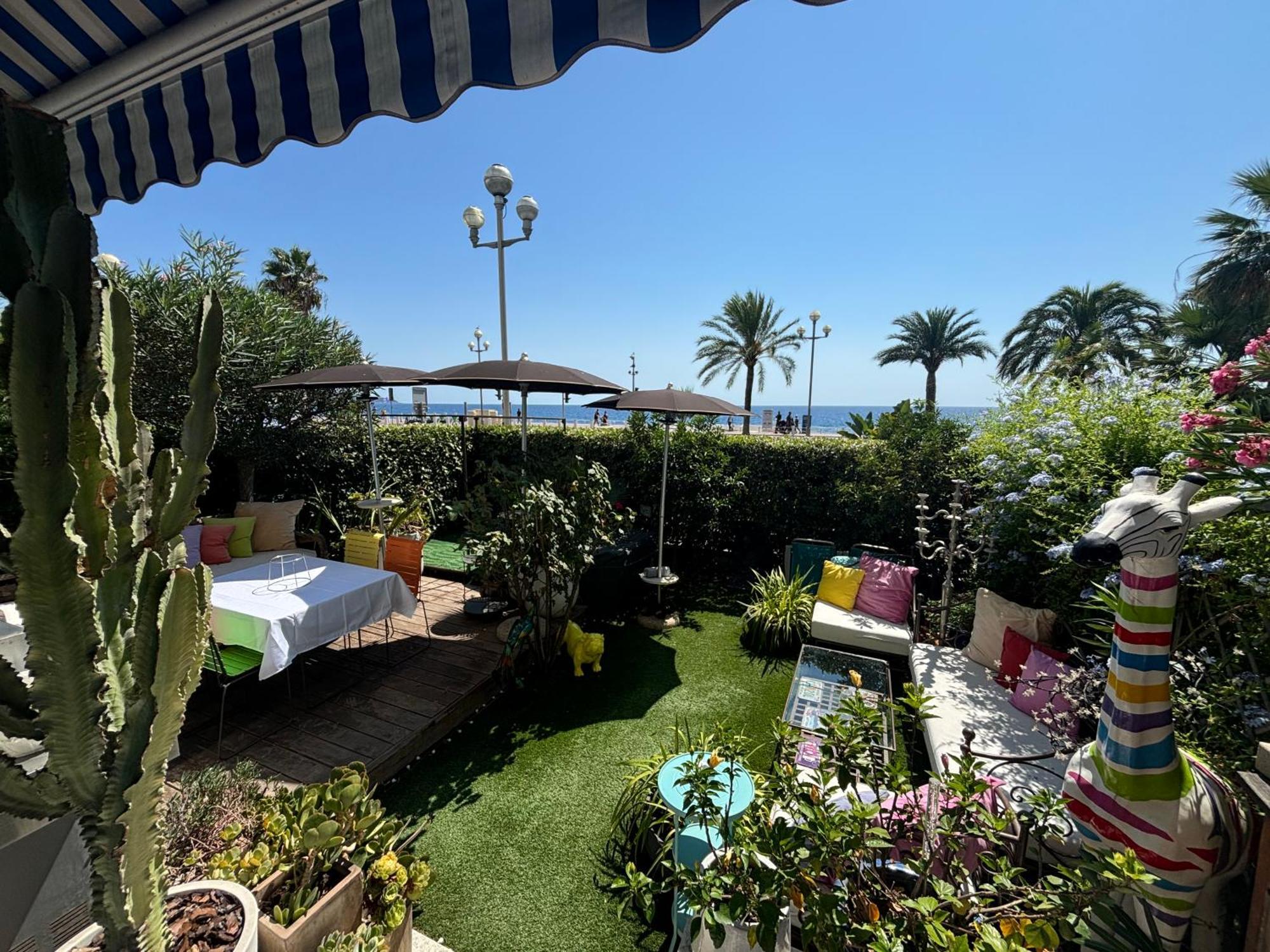 Promenade Des Center Sea And Front Design Flat With Private Garden Appartamento *